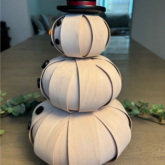 Longaberger Snowman Decor with Black and Orange Accents - Picture 7 of 12